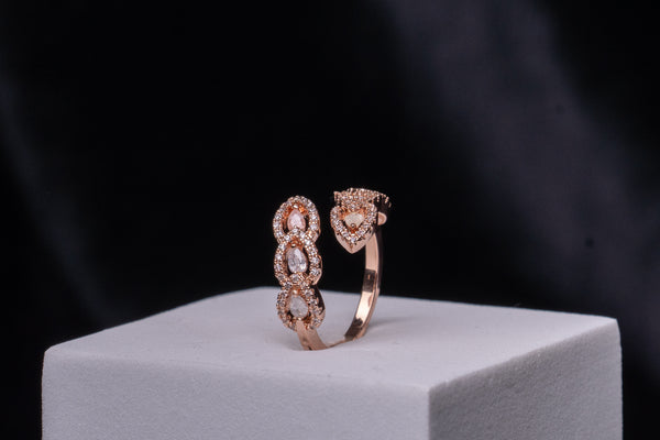 Lush Radiance Teardrop Ring