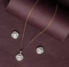 Luxe Grid Sparkle Pendant Set