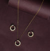Eternal Coil Sparkle Pendant Set