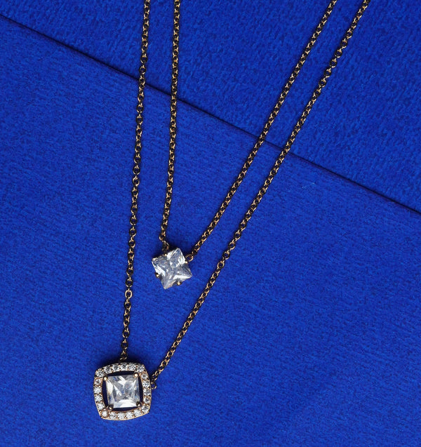 Royal Radiance Square Pendant