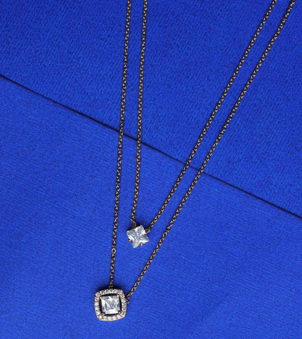 Royal Radiance Square Pendant