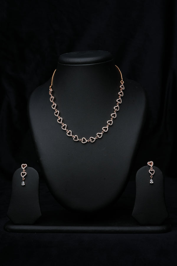 Amora Heart Necklace Set