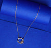 Blooming Crystal Charm Pendant