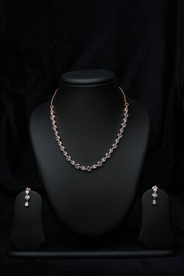 Aurelia Elegance Cubic Zirconia Necklace Set