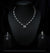 Regal Square CZ Necklace Set