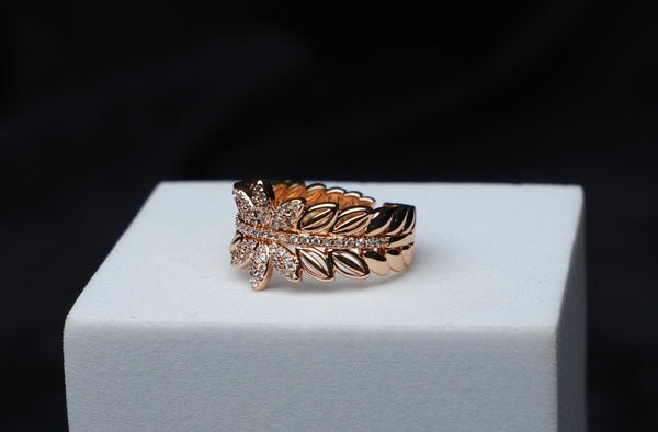 Elysian Leaf Ring