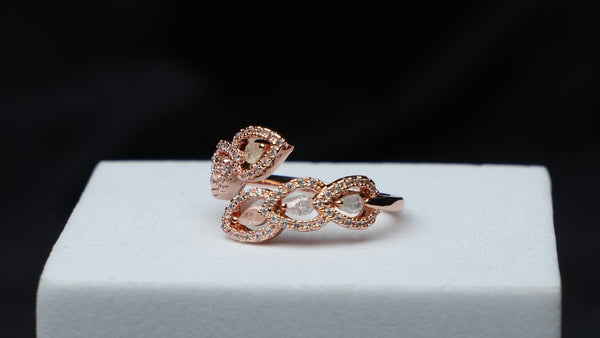 Lush Radiance Teardrop Ring
