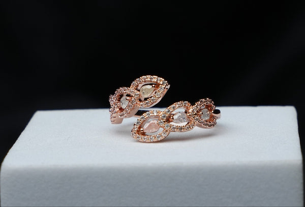 Lush Radiance Teardrop Ring