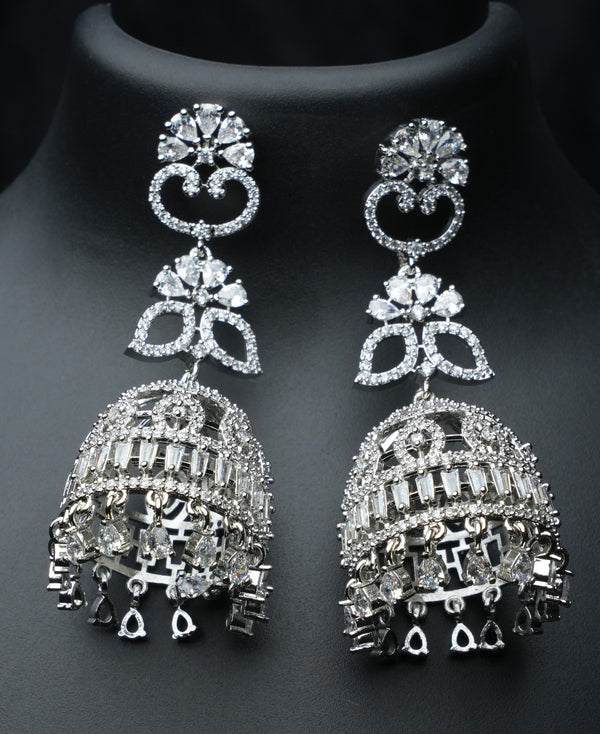 Regal Crystal Jhumka Drops