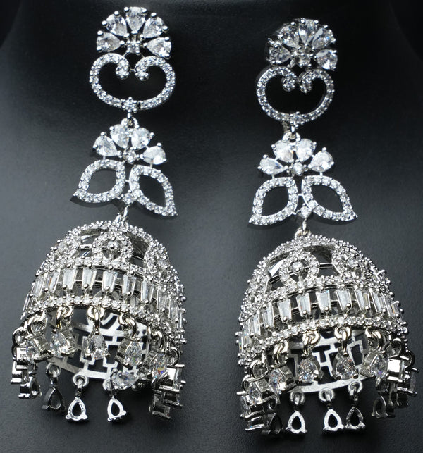 Regal Crystal Jhumka Drops