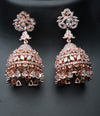 Majestic Crystal Dome Jhumkas