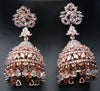 Majestic Crystal Dome Jhumkas