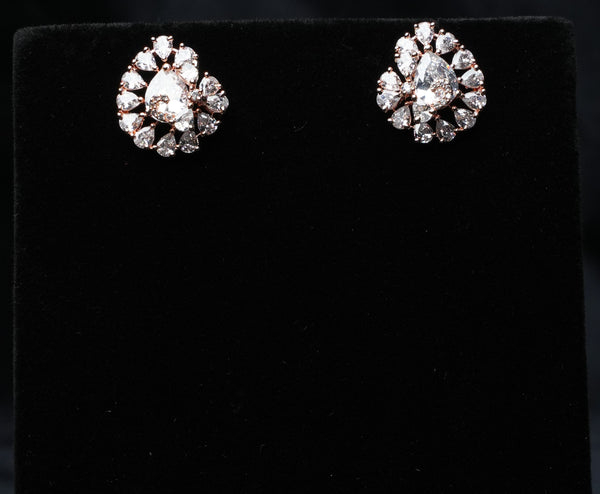 Pear Bloom Sparkle Studs