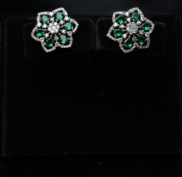 Elegant Marquise Cluster Studs