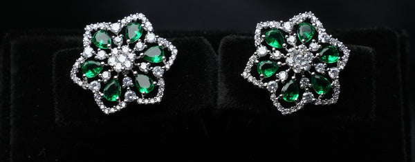 Elegant Marquise Cluster Studs