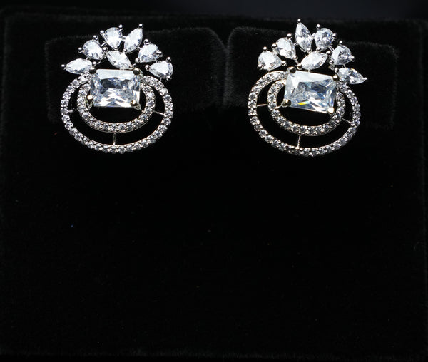 Regal Halo Drop Studs