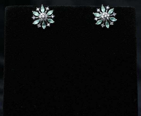 Floral Radiance Stud Earrings