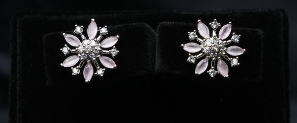 Floral Radiance Stud Earrings