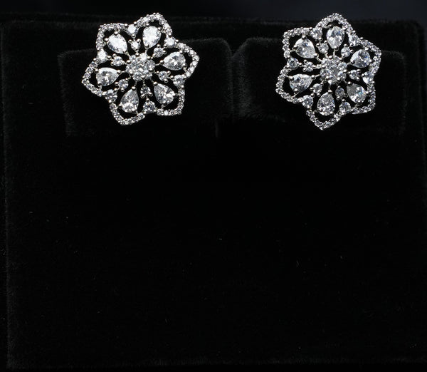 Elegant Marquise Cluster Studs