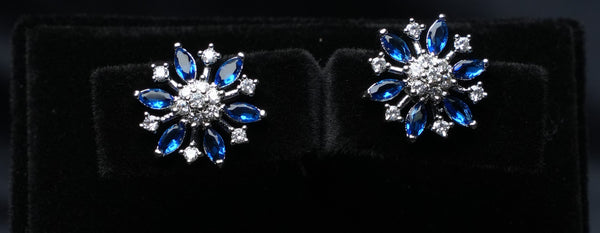 Floral Radiance Stud Earrings