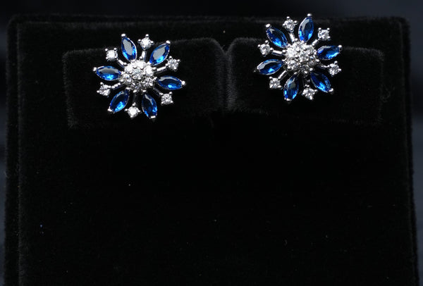Floral Radiance Stud Earrings