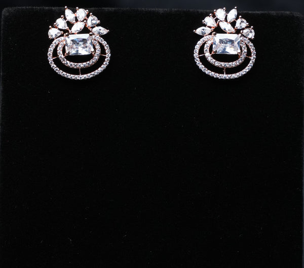 Regal Halo Drop Studs