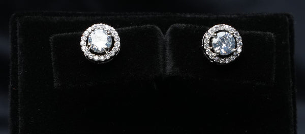 Classic Crystal Halo Studs