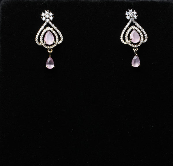 Elegance Teardrop Dangle Studs