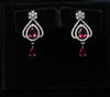 Elegance Teardrop Dangle Studs