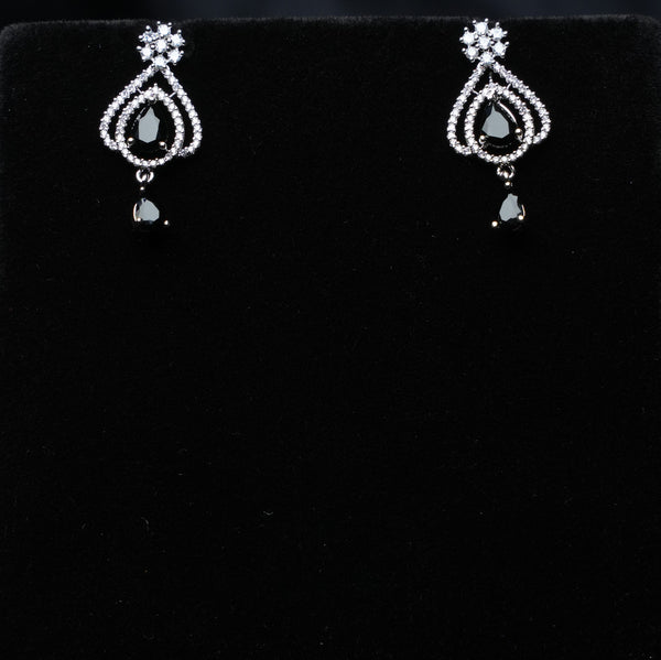 Elegance Teardrop Dangle Studs