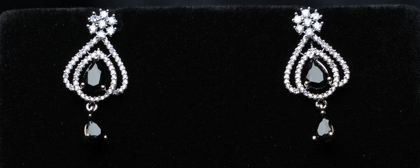 Elegance Teardrop Dangle Studs