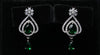 Elegance Teardrop Dangle Studs