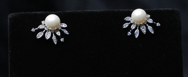 Pearl Bloom Stud Earrings