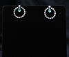 Glamour Circle Drop Earrings