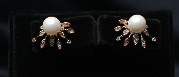 Pearl Bloom Stud Earrings