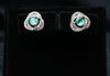Crystal Orbit Stud Earrings