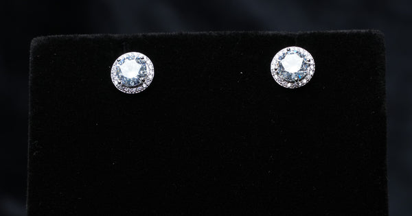 Eternal Glow Halo Stud Earrings