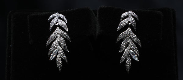 Falling Leaf Drop Earrings