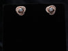 Crystal Orbit Stud Earrings