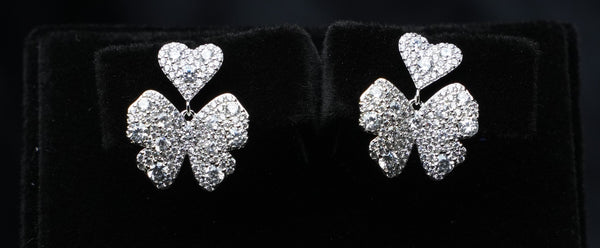Butterfly Heart Studs