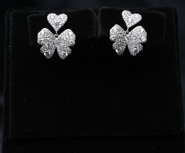 Butterfly Heart Studs