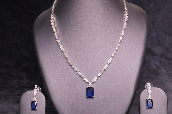 Elara Sapphire Radiance Necklace Set