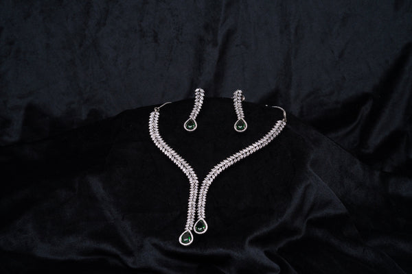 Seraphine Emerald Cascade Set