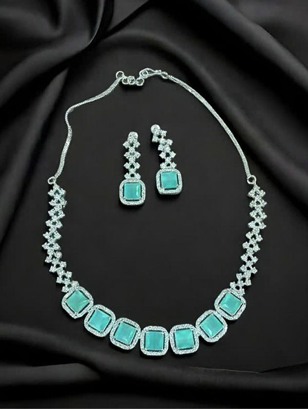 Celeste Square Charm Necklace Set