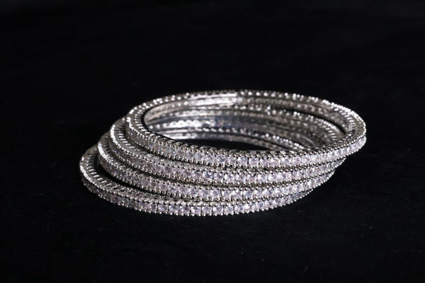 Celestia Radiant CZ Bangle Set