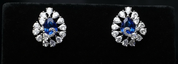 Pear Bloom Sparkle Studs