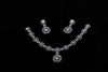 Exquisite Round-Cut American Diamond Necklace