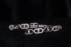 Rose or Gold or Silver Radiance Link Bracelet