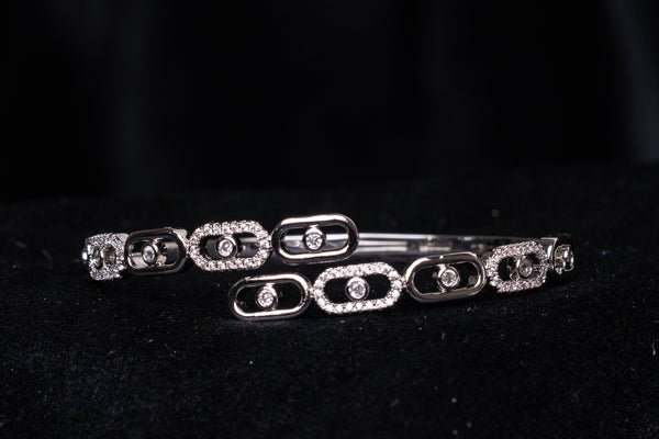 Rose or Gold or Silver Radiance Link Bracelet