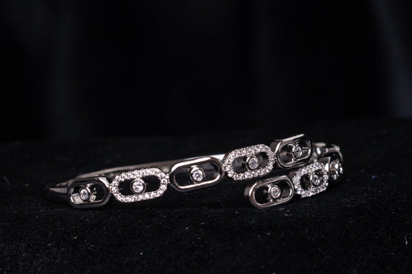 Rose or Gold or Silver Radiance Link Bracelet